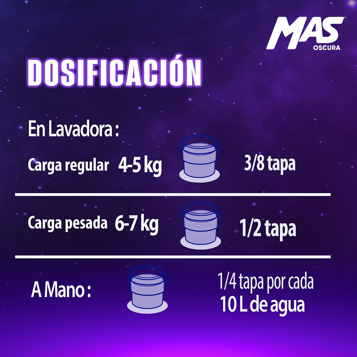 Mas Oscura Efecto Suavizante Detergente Líquido 9 l Mas Oscura Efecto Suavizante Detergente Líquido 9 l