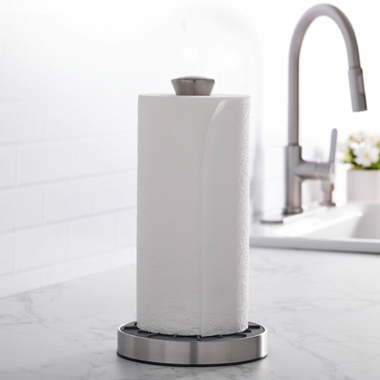 Kamenstein Portarollos de Acero Inoxidable para Servitoallas con Rociador Integrado