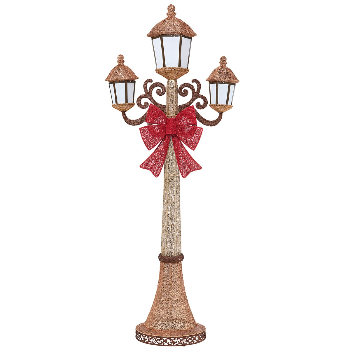 Farol Navideño de 2.1m con 220 Luces LED y Efecto Parpadeante