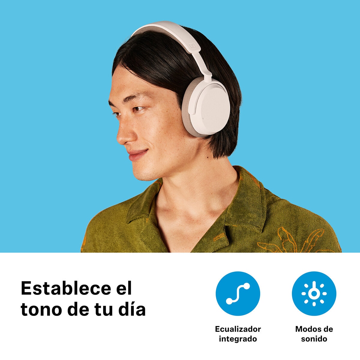 Sennheiser Accentum Wireless Audífonos Bluetooth Blanco