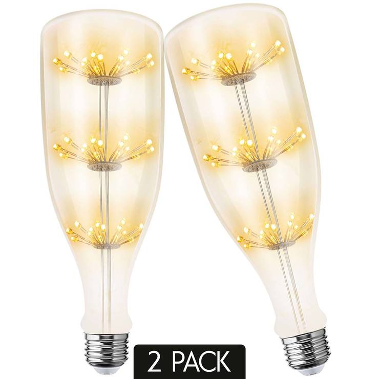 AKSI, 2 Focos Decorativos de Botella LED Vintage Miami AKSI, 2 Focos Decorativos de Botella LED Vintage Miami