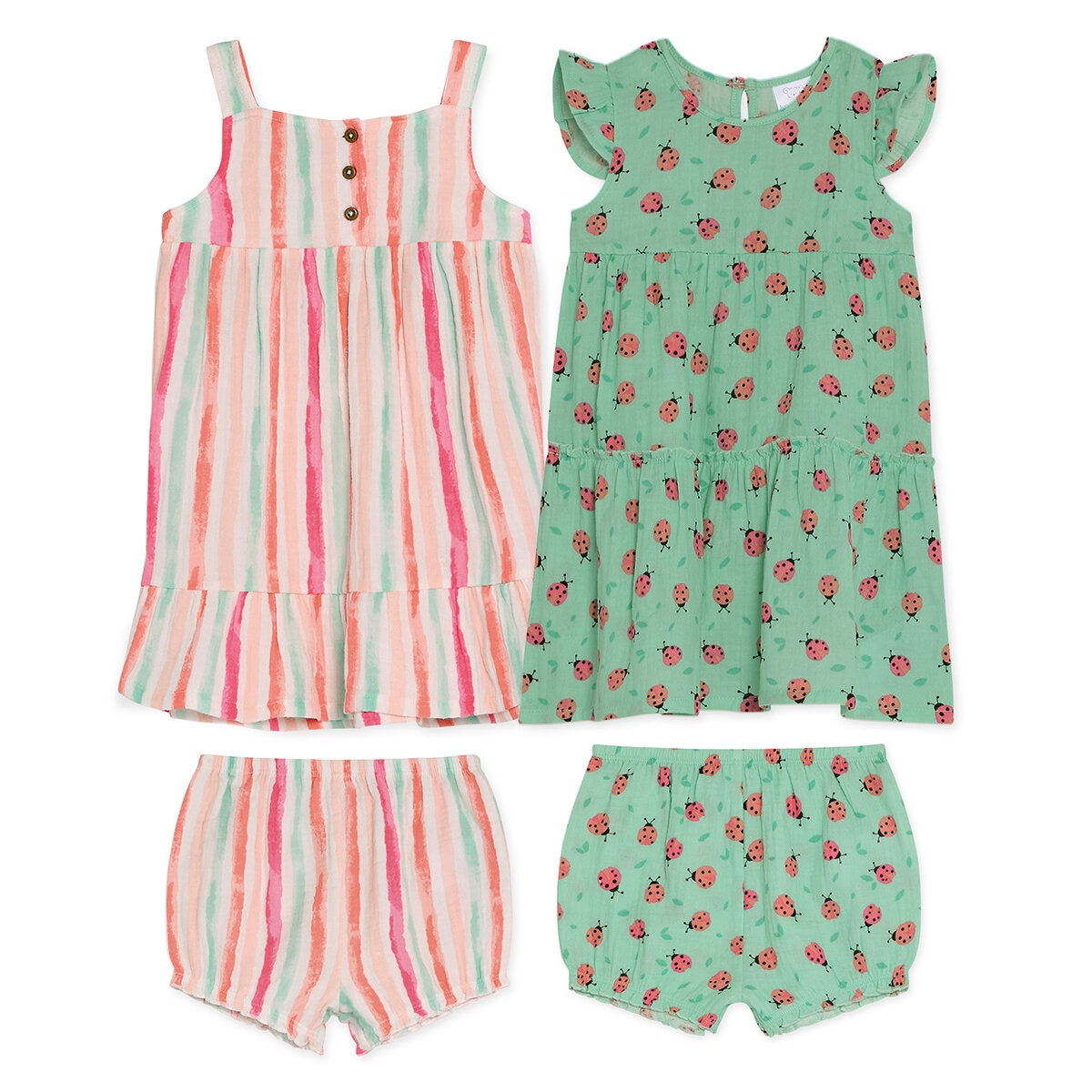 Koala Kids Conjunto para Niñas Verde 3 Meses