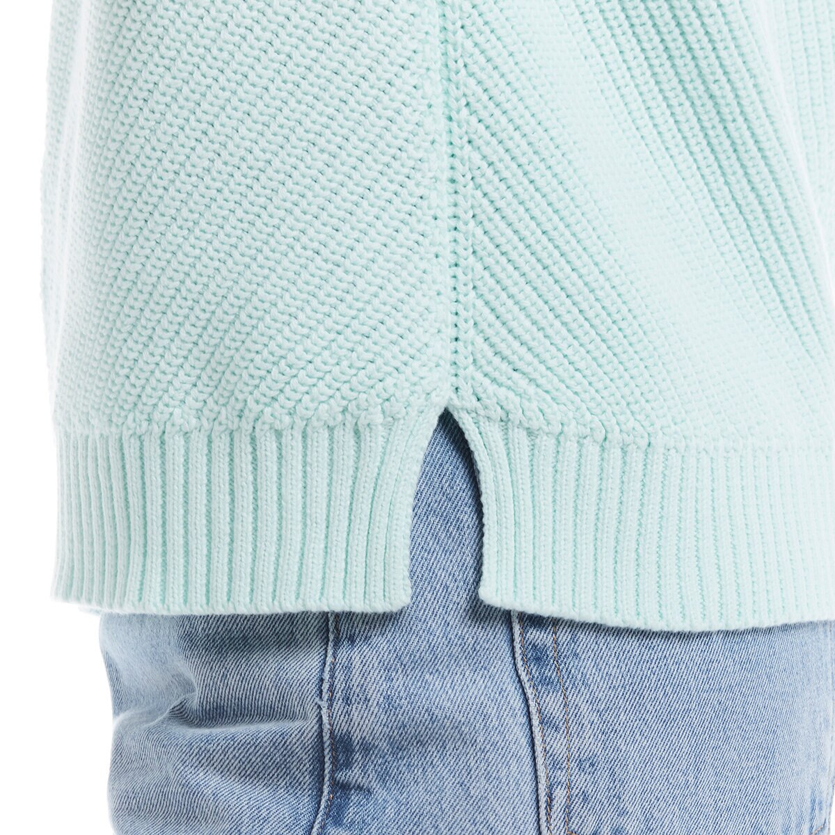 Weatherproof Vintage Suéter para Dama Verde Extra Chica