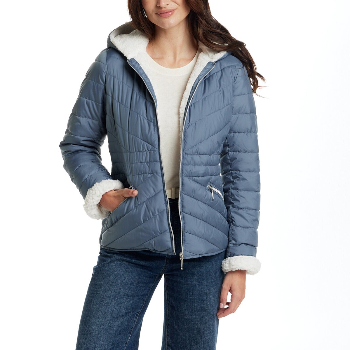 Weatherproof Chamarra para Dama Azul Chica