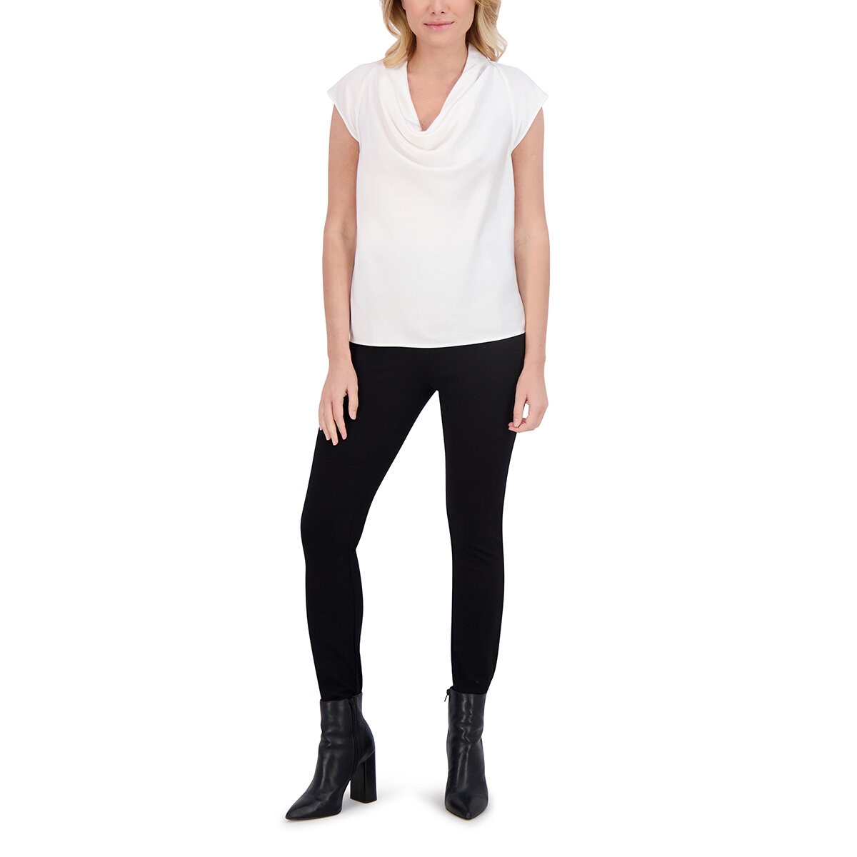 DKNY Blusa para Dama Blanco Extra Chica