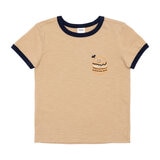 Pekkle Playera 4 piezas para Niños y Niñas Bocadillos 2 Años