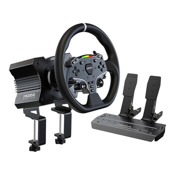 Volante Moza Racing R5 y Pedales