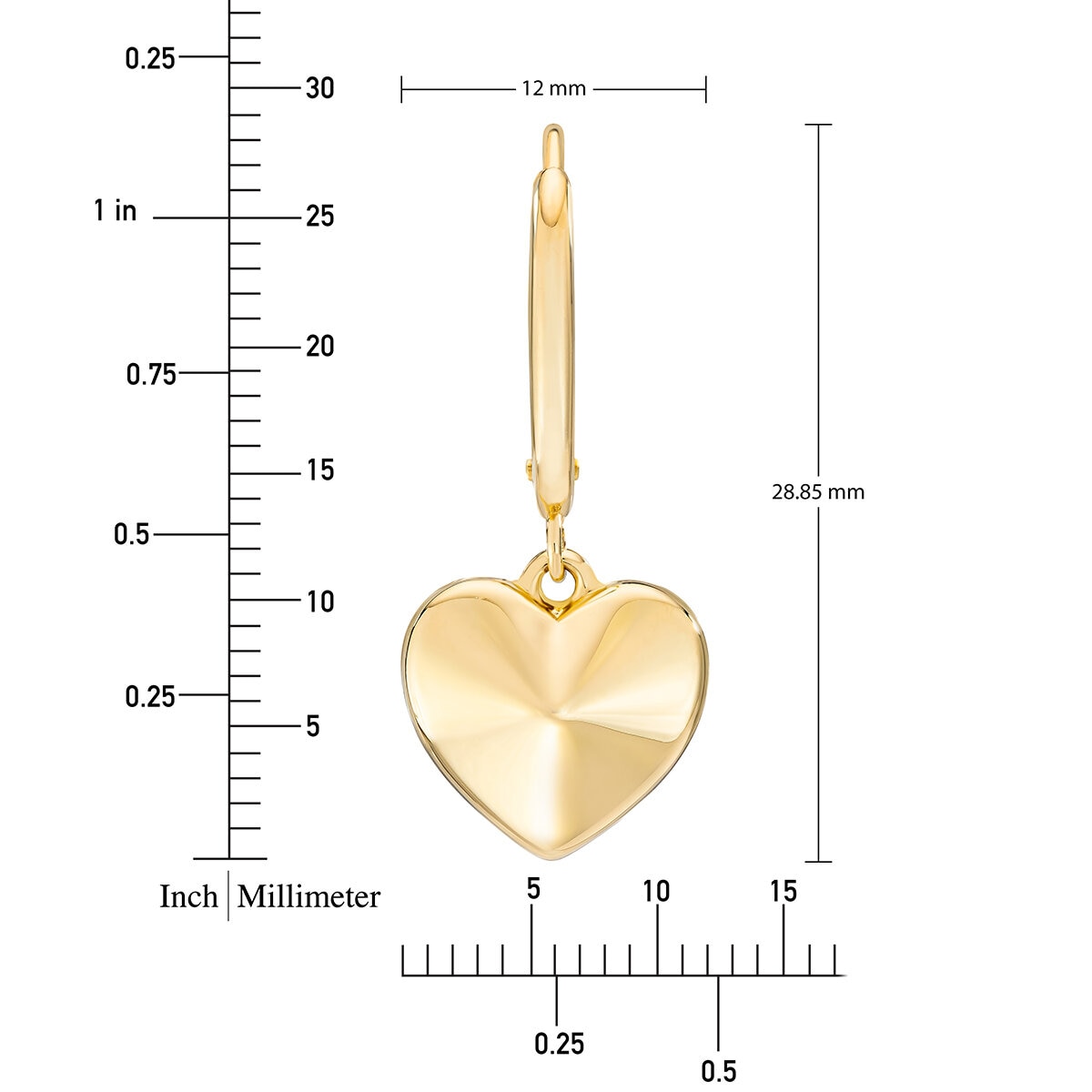 Aretes, Oro Amarillo de 14K