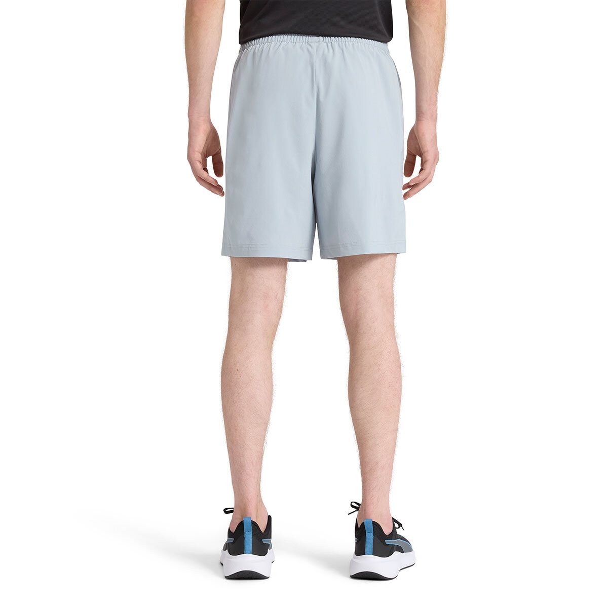 Puma Shorts Deportivos para Caballero Gris Chica
