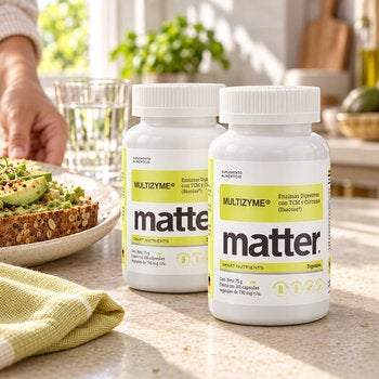 Matter Multizyme Enzimas Digestivas con TCM y Cúrcuma (Biocore) 2 Frascos de 100 Cápsulas c/u Matter Multizyme Enzimas Digestivas con TCM y Cúrcuma (Biocore) 2 Frascos de 100 Cápsulas c/u