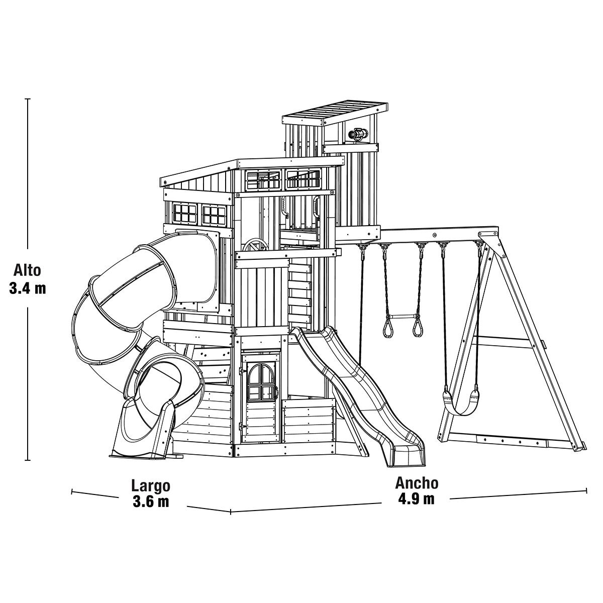 Gorilla Centro de Juegos Skyline Lookout