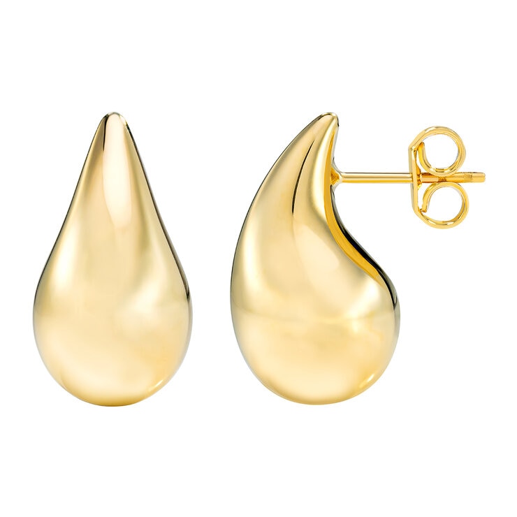 Aretes, Oro Amarillo de 14K Aretes, Oro Amarillo de 14K