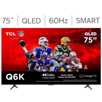 TCL Pantalla 75" QLED 4K Google TV TCL Pantalla 75" QLED 4K Google TV