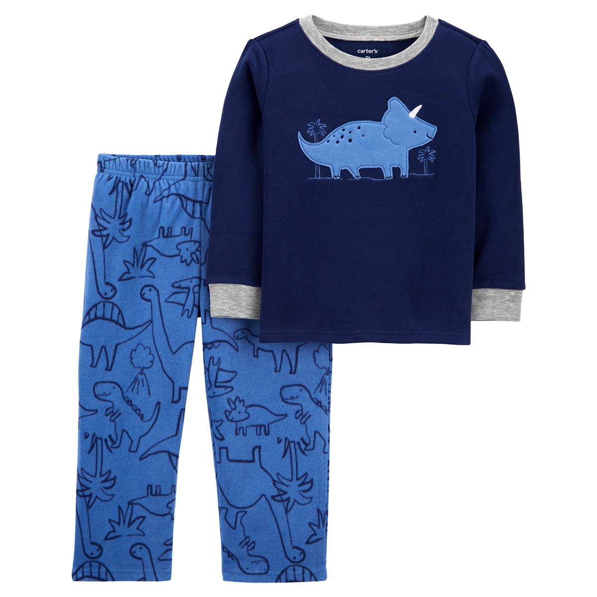 Carter´s, Pijama de 2 Piezas para Niño, Azul - Dinosaurio, 7