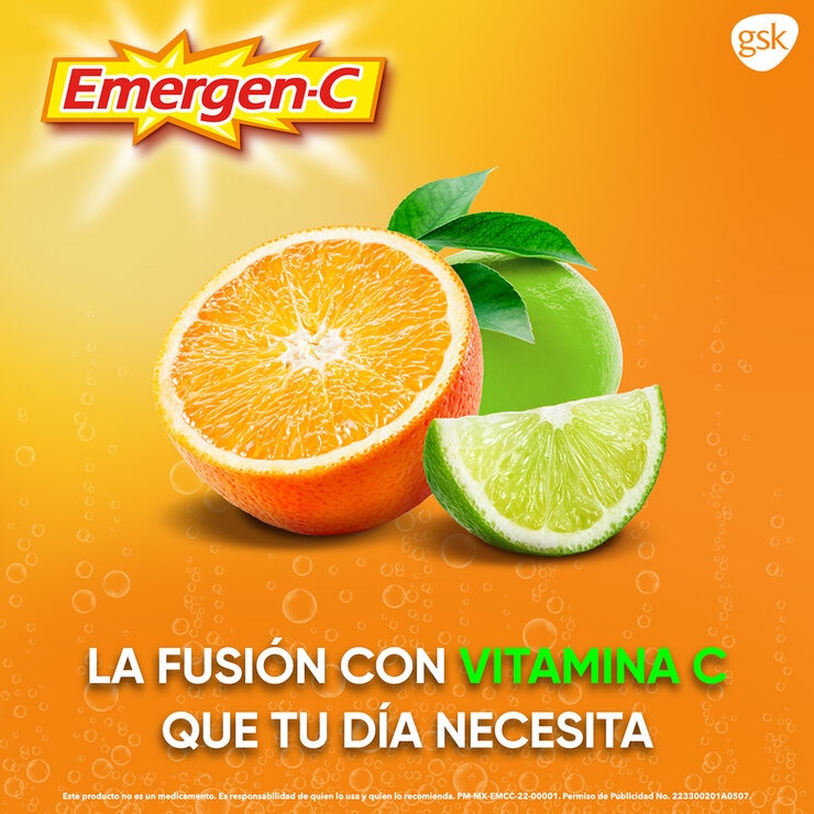 Emergenc con vitamina C, B y antioxidantes 4 cajas de 10 sobres