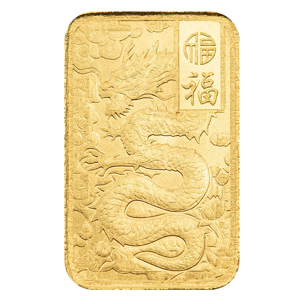 Lingotes de Oro 25 pz de 1g c/u PAMP, Dragón Buena Suerte