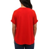Leo & Nicole Blusa para Dama Rojo Chica