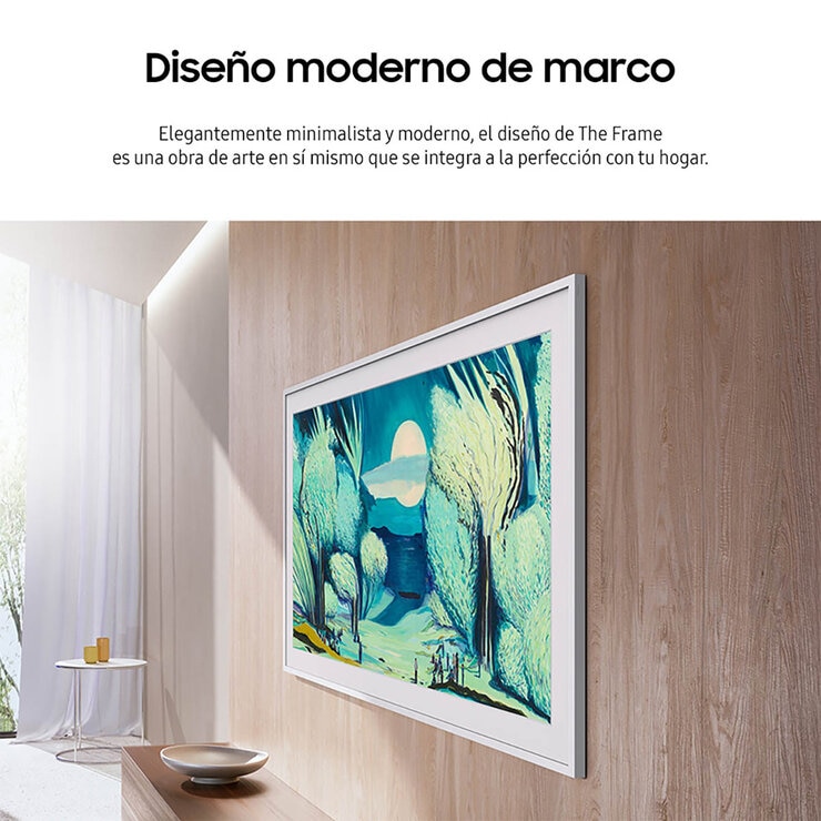 Samsung Pantalla 55" QLED The Frame 4K Smart TV + Marco
