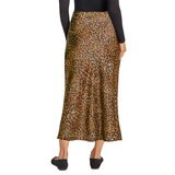 Matty M Falda Satinada para Dama Café Grande