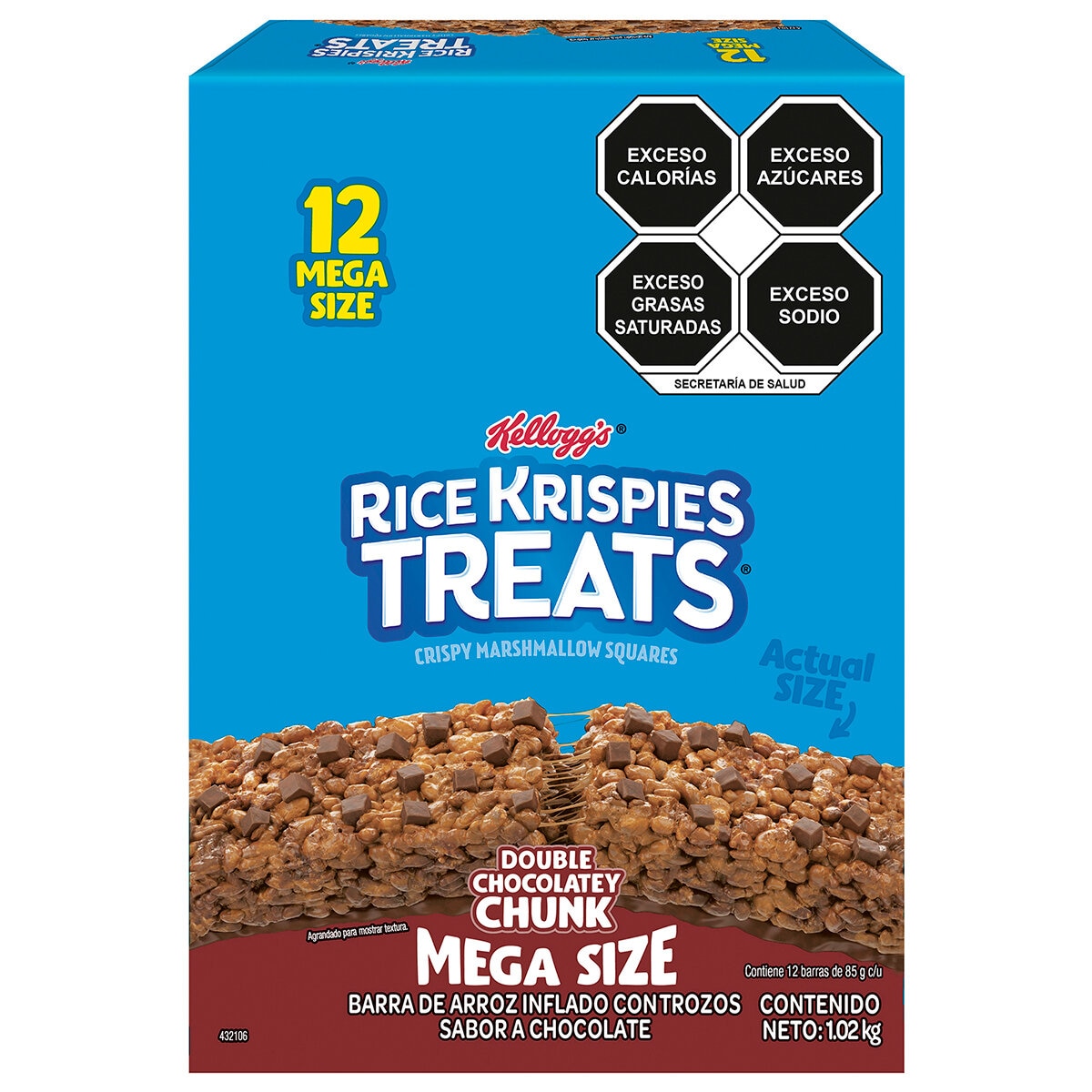 Rice Krispies Double Chocolate Chunk Megasize 12/85 g