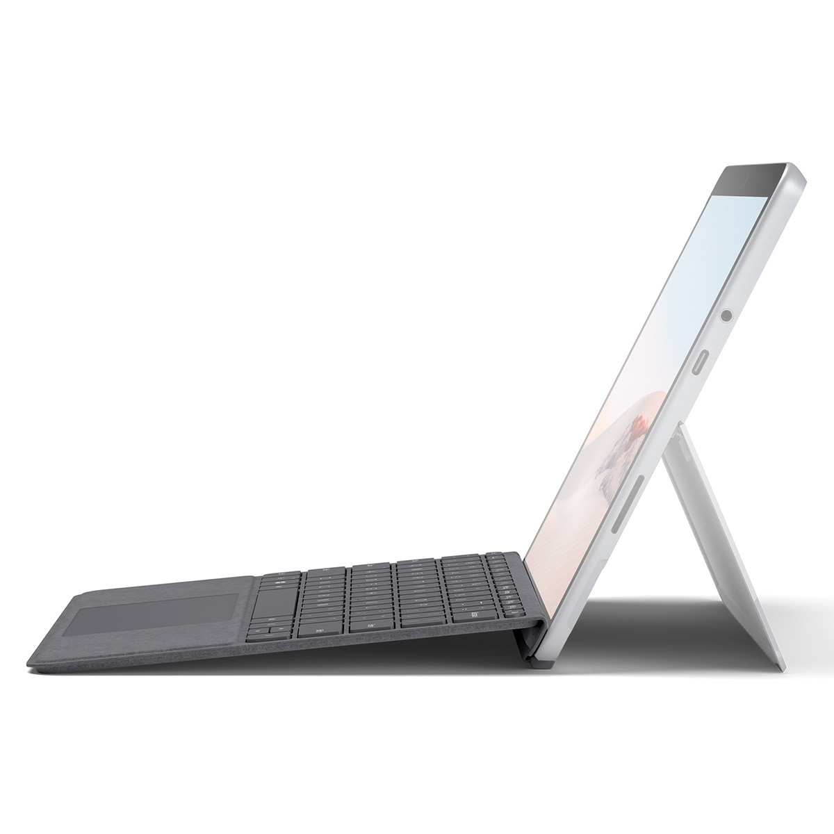 Teclado/ Funda para Microsoft Surface Go Type Cover-Plata