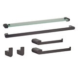 Rubinett, Set de Accesorios para Baño Negro