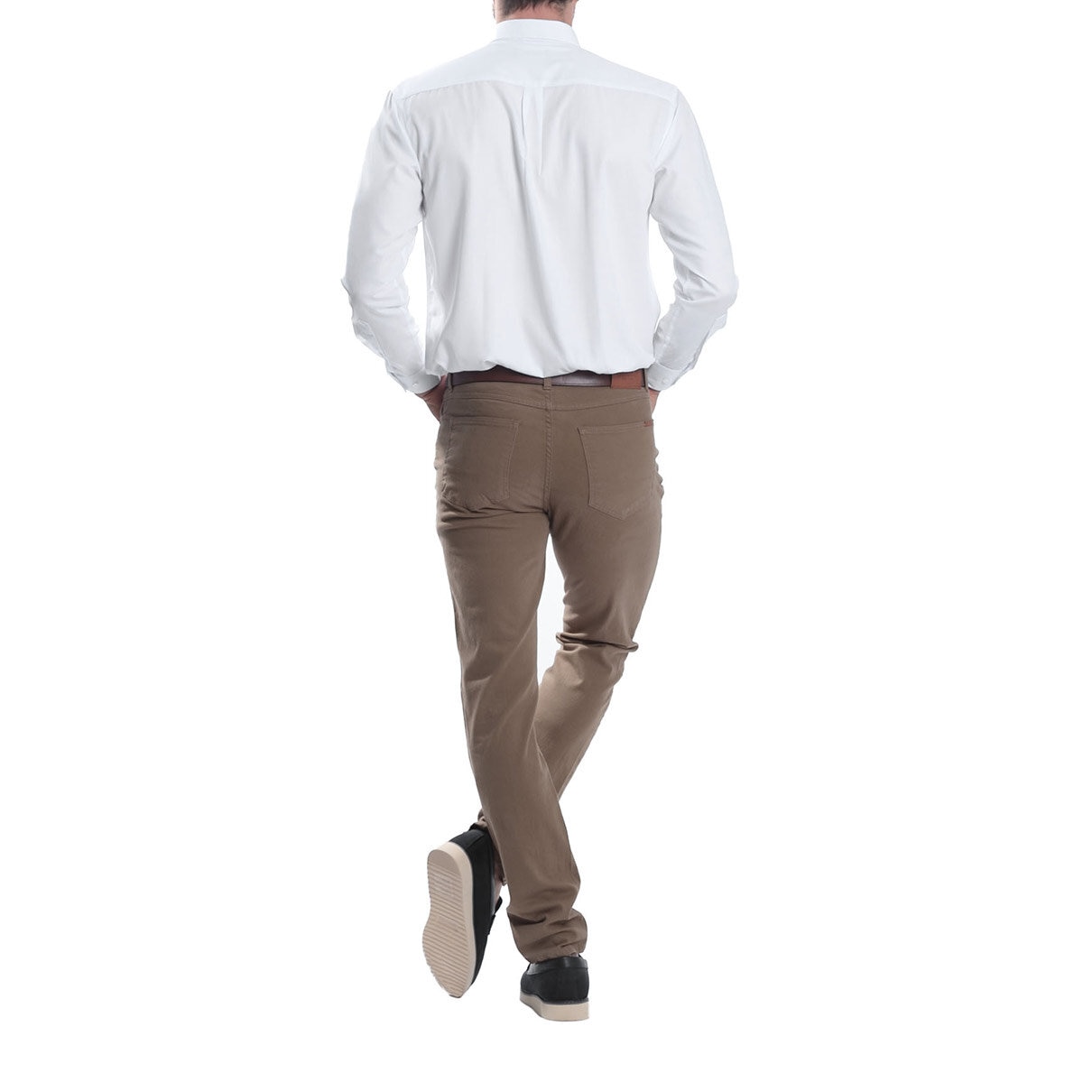 Chaps Camisa para Caballero Blanco Cuello 17/17.5 Manga 32/33
