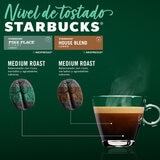 Starbucks Cápsulas Nespresso, 40 cápsulas Café Pike Place y House Blend