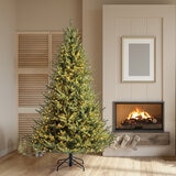 Árbol de Navidad Artificial 2.28m Pre-Iluminado con 1,400 Luces Radiant Micro LED