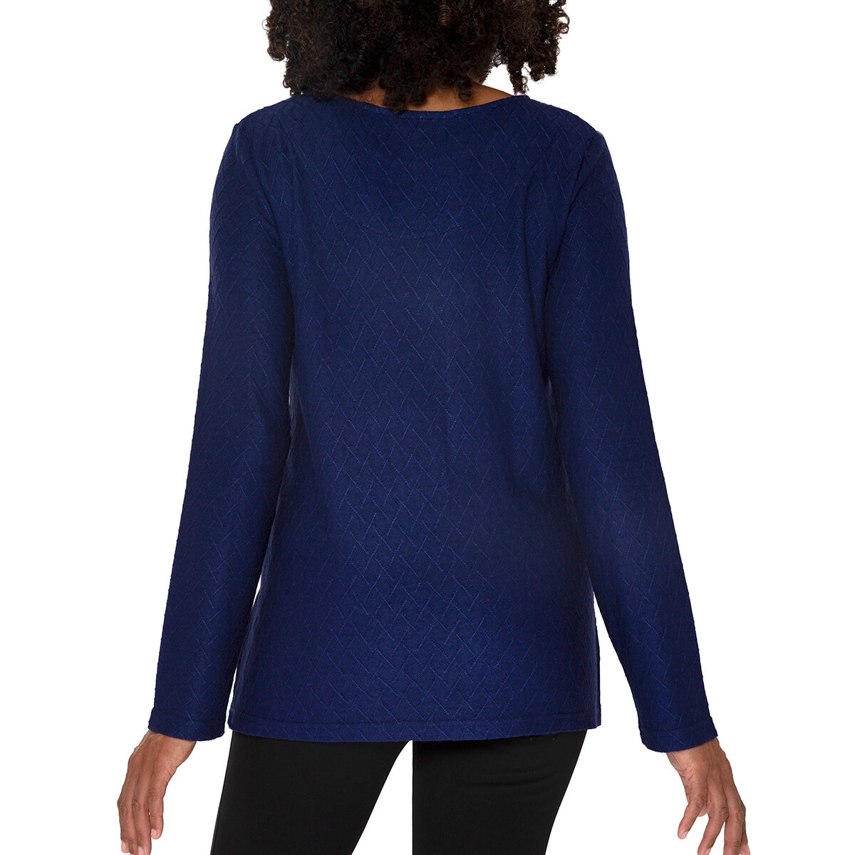 Mario Serrani Italy Blusa estilo túnica para Dama Azul Extra Chica