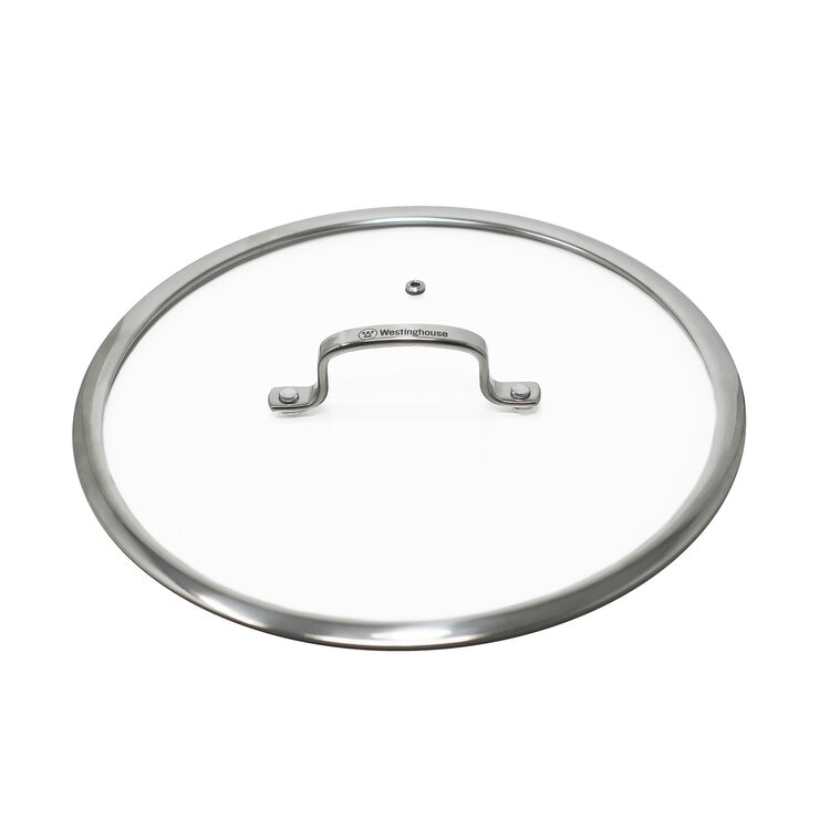 Westinghouse, Arrocera 28 cm de Cerámica Blanca, Acero Inoxidable