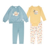 Pekkle Conjunto 4 piezas para Bebés Varias Tallas y Colores Pekkle Conjunto 4 piezas para Bebés Varias Tallas y Colores