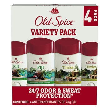 Old Spice Fresher Antitranspirante en Barra 4 pzas de 73 g