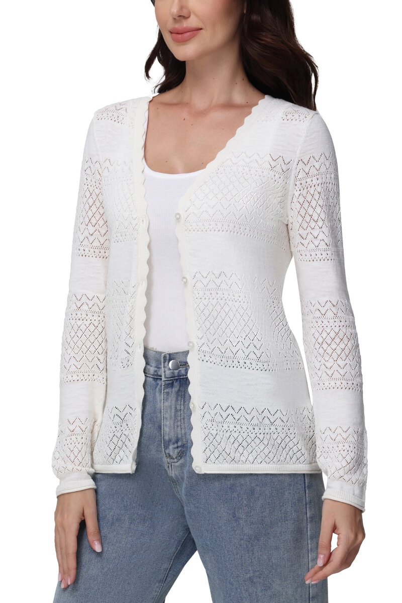 Frye Suéter para Dama Blanco Chica