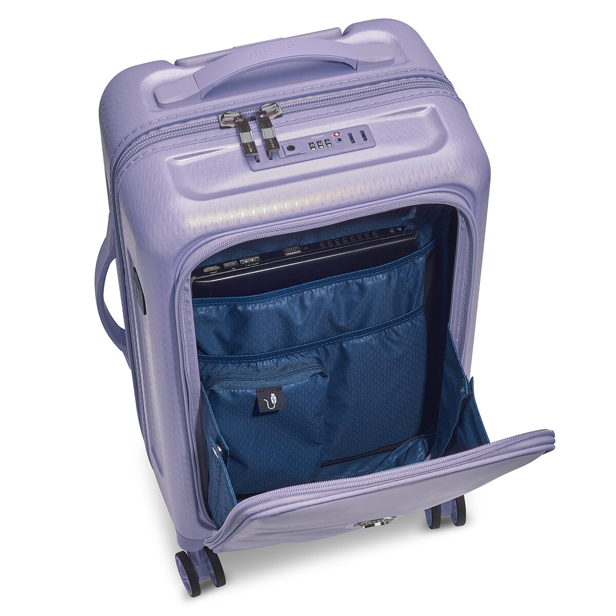 Delsey Set de Maleta y Mochila Turenne Morado