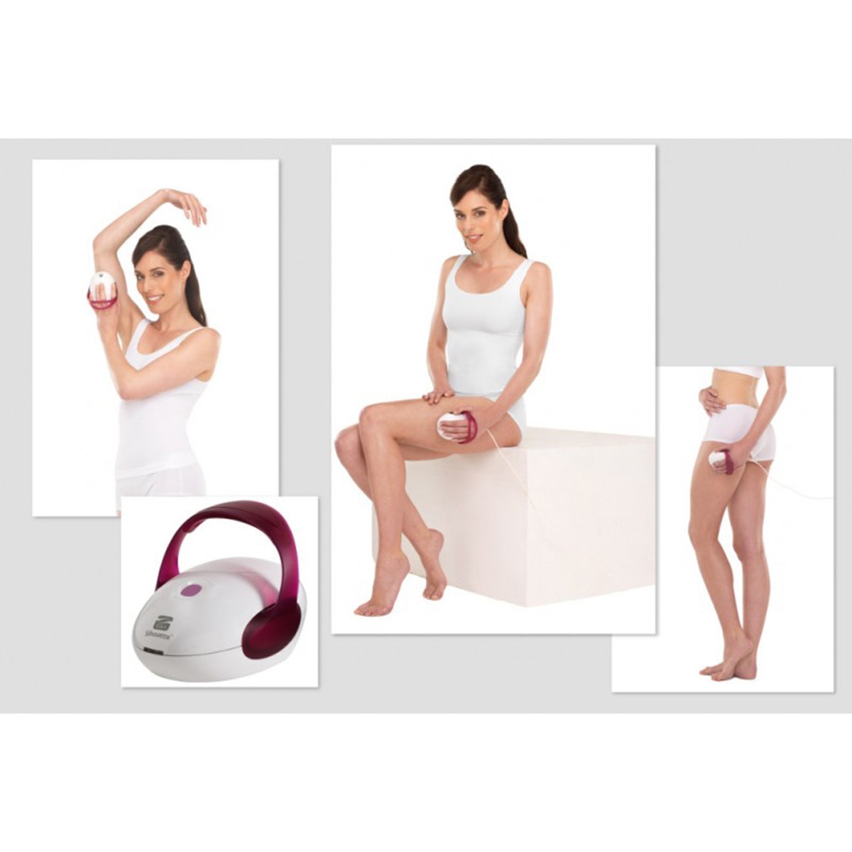 Silk'n, Silhouette, modelador corporal incluye gel deslizante e hidratante.