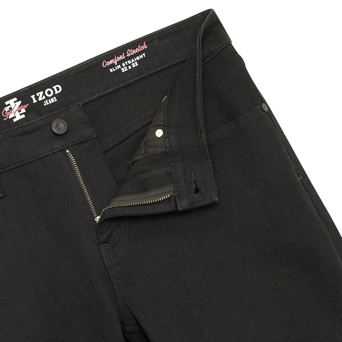 IZOD Slim Straight Jean Negro 34x32 IZOD Slim Straight Jean Negro 34x32
