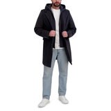 DKNY Abrigo para Caballero Negro Chica