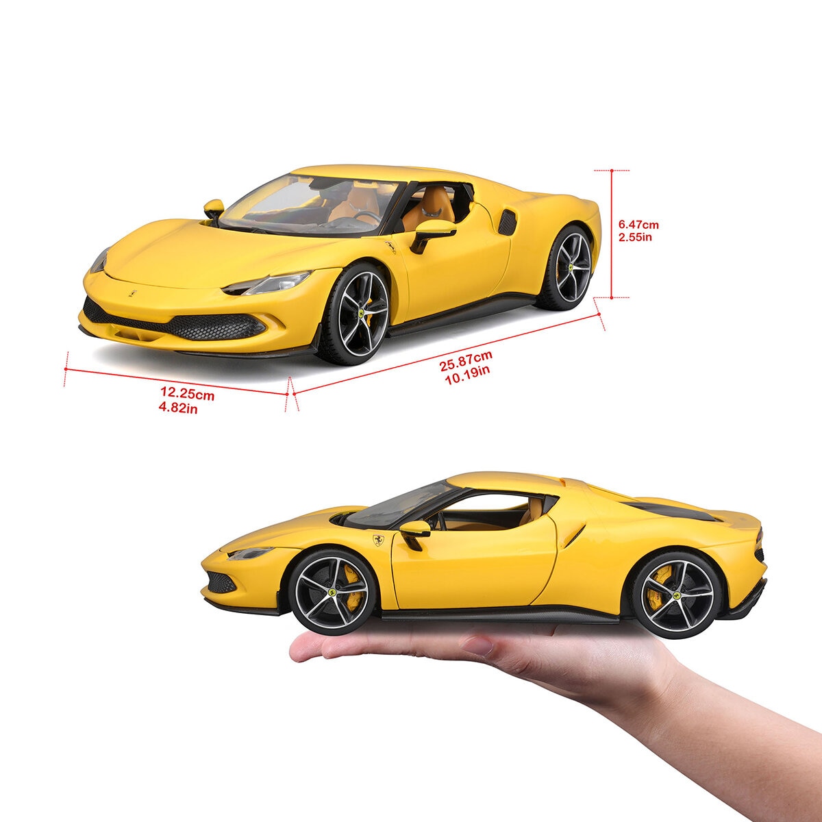 Maisto Autos de Colección Escala 1:18 - Ferrari Amarillo