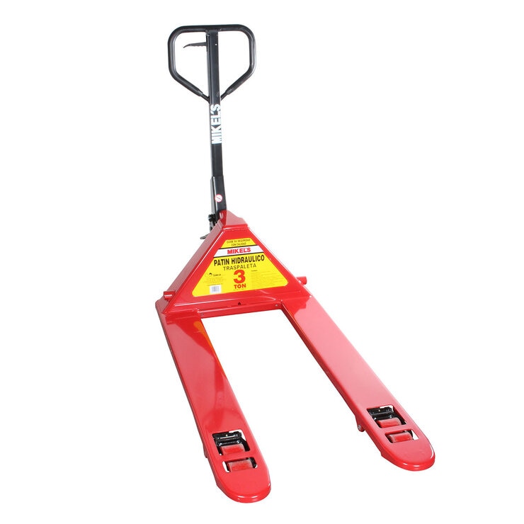 Mikel's, Transpaleta Hidráulica Tándem con Ruedas de Poliuretano, Carga de 3 Toneladas
