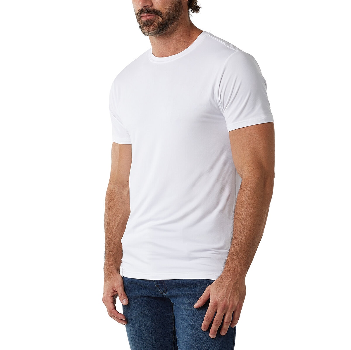 32 Degrees Cool Playera para Caballero Blanco Grande
