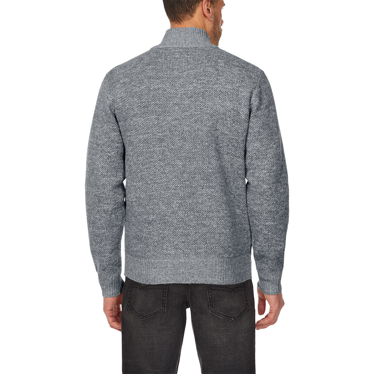 Buffalo David Bitton Suéter para Caballero Gris Mediana