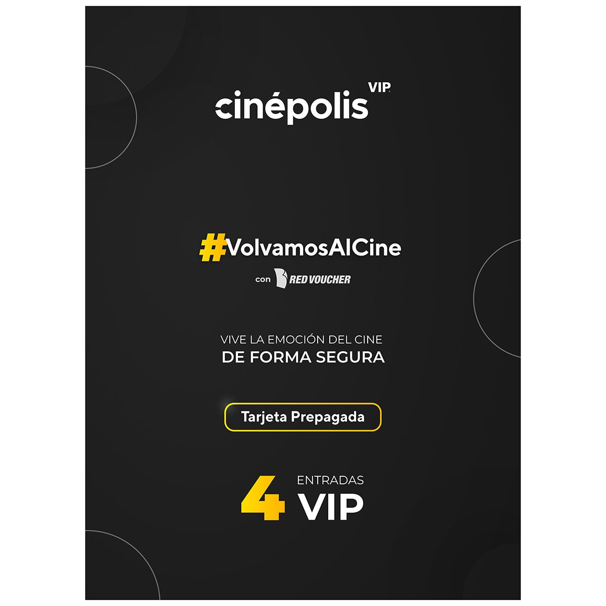 Cinépolis VIP 4 Entradas de Cine