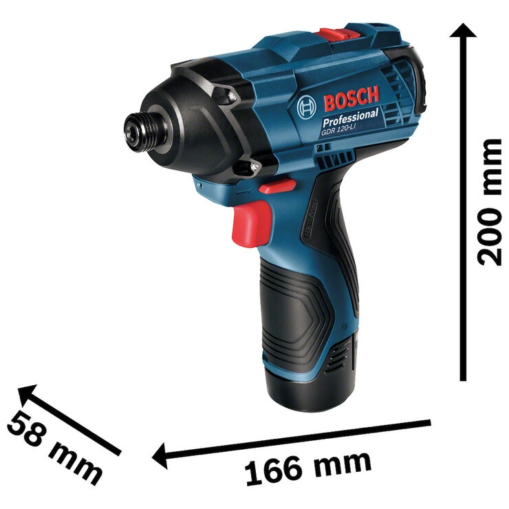Bosch, Combo Atornillador + Llave de impacto 12V