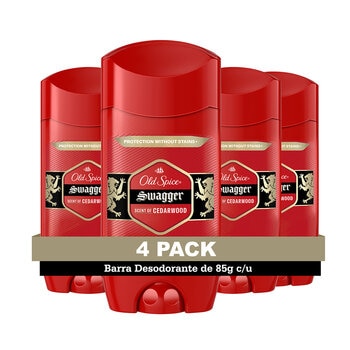 Old Spice Swagger Desodorante en Barra 4 pzas de 85 g Old Spice Swagger Desodorante en Barra 4 pzas de 85 g