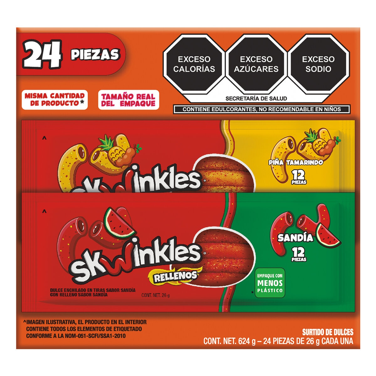 Skwinkles Rellenos 24/26g c/u