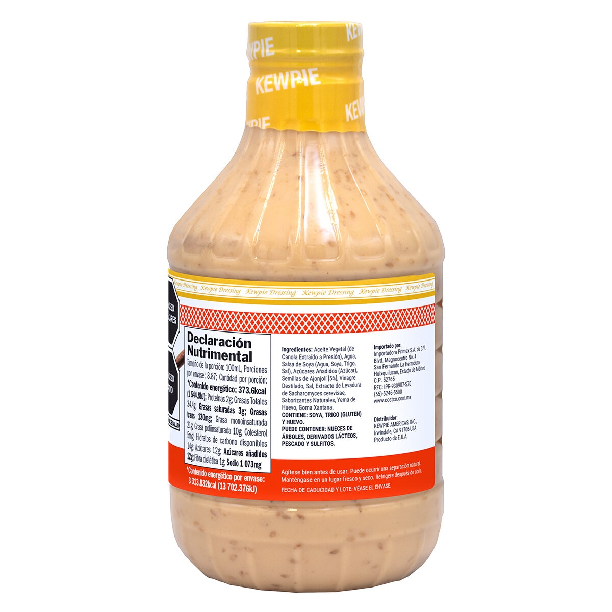 Kewpie Aderezo de Ajonjolí Tostado 887ml