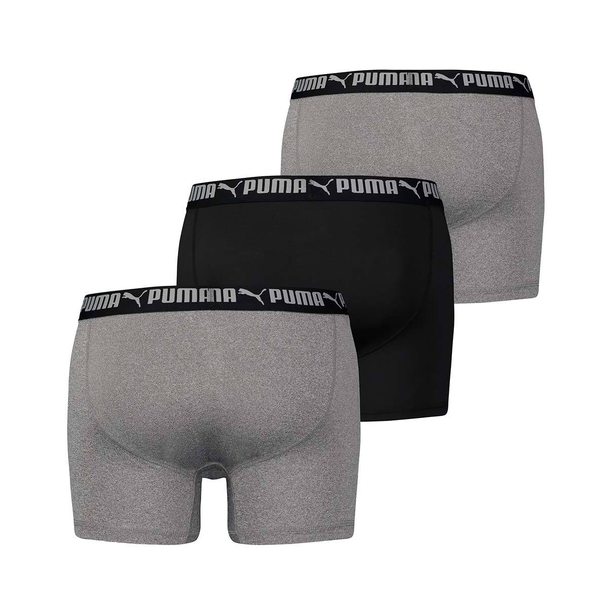 Puma, Boxer para Caballero, 3 Piezas, Gris Costco México