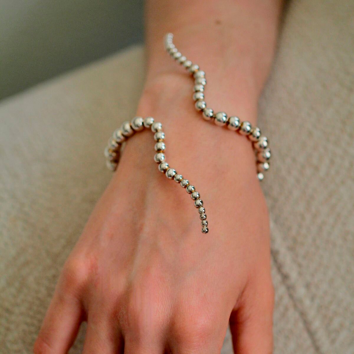 Clio Blue, Pulsera Tipo Cuff, Plata .925