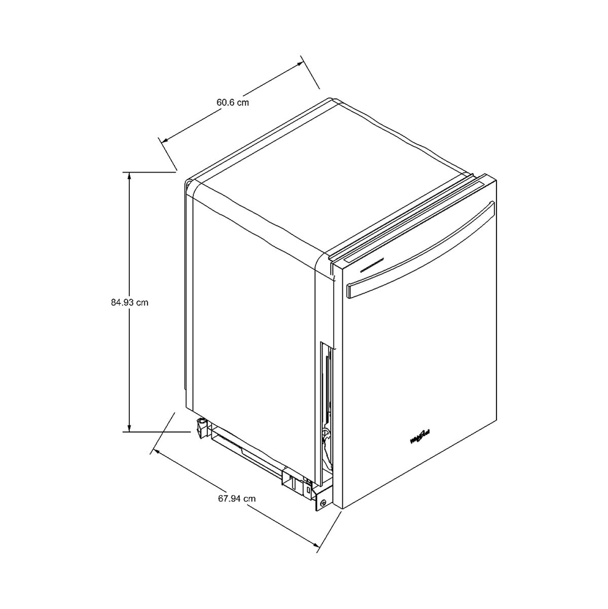 Whirlpool Lavavajillas 60cm 15 servicios